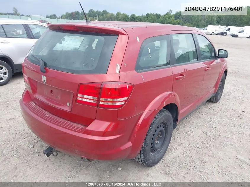 2009 Dodge Journey VIN: 3D4GG47B29T176401 Lot: 12067370