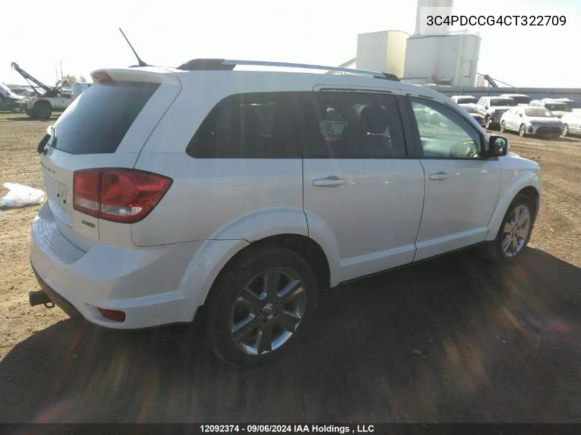 3C4PDCCG4CT322709 2012 Dodge Journey Sxt Crew