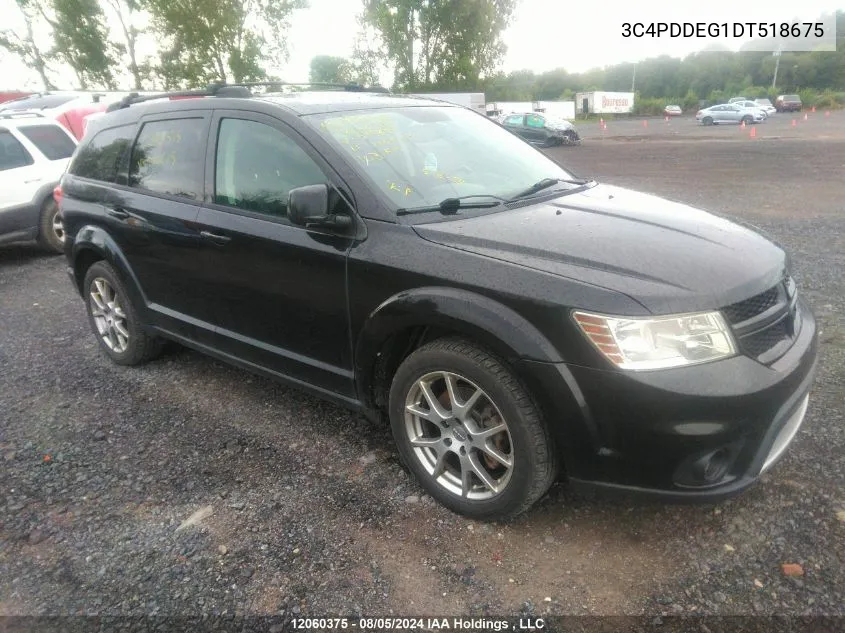 2013 Dodge Journey R/T VIN: 3C4PDDEG1DT518675 Lot: 12060375