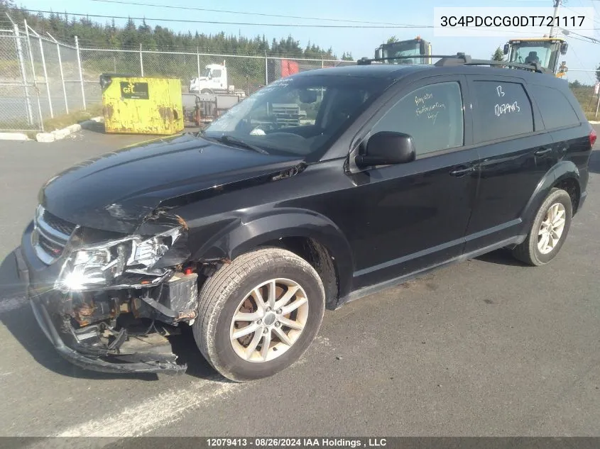 3C4PDCCG0DT721117 2013 Dodge Journey Sxt