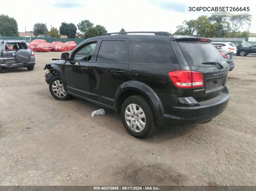 3C4PDCAB5ET266645 2014 Dodge Journey Se