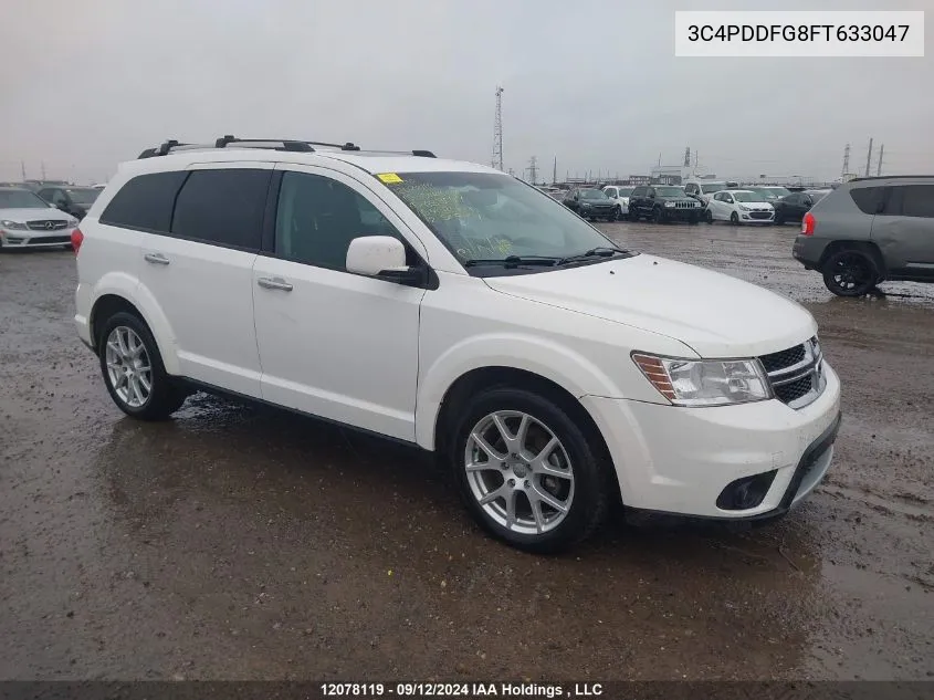 3C4PDDFG8FT633047 2015 Dodge Journey R/T