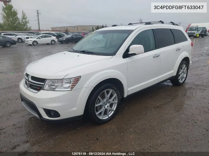 3C4PDDFG8FT633047 2015 Dodge Journey R/T