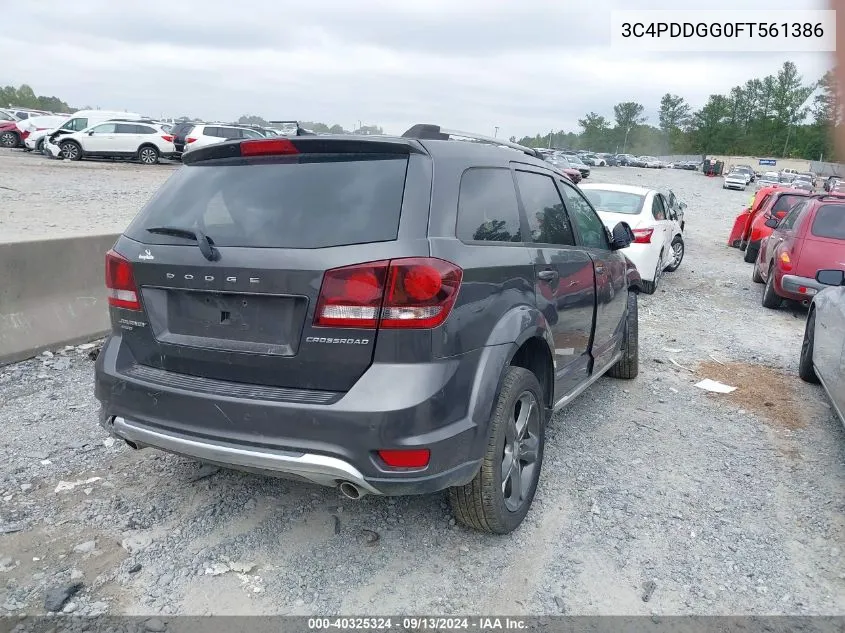 3C4PDDGG0FT561386 2015 Dodge Journey Crossroad