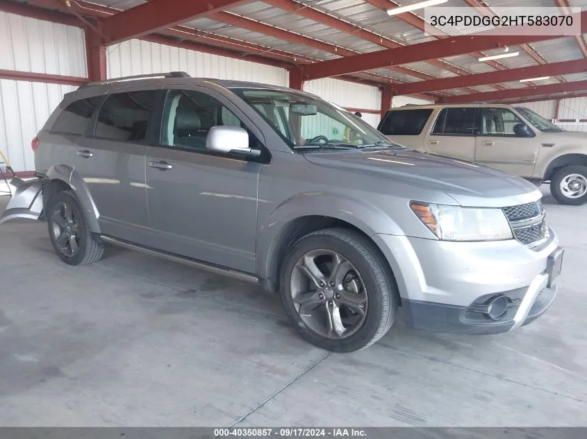 2017 Dodge Journey Crossroad Plus Awd VIN: 3C4PDDGG2HT583070 Lot: 40350857