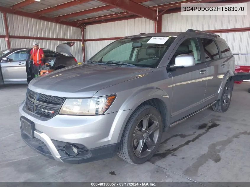 2017 Dodge Journey Crossroad Plus Awd VIN: 3C4PDDGG2HT583070 Lot: 40350857