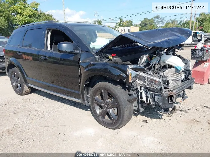 2020 Dodge Journey Crossroad VIN: 3C4PDCGB6LT271244 Lot: 40368761