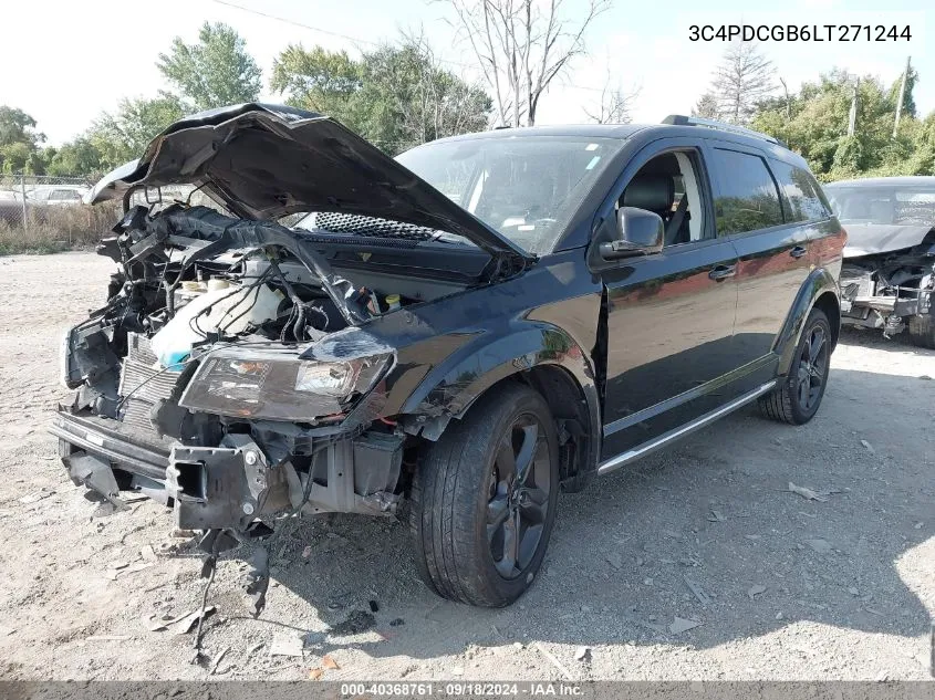 2020 Dodge Journey Crossroad VIN: 3C4PDCGB6LT271244 Lot: 40368761