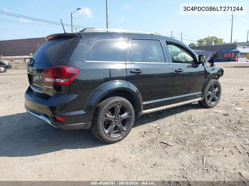 2020 Dodge Journey Crossroad VIN: 3C4PDCGB6LT271244 Lot: 40368761