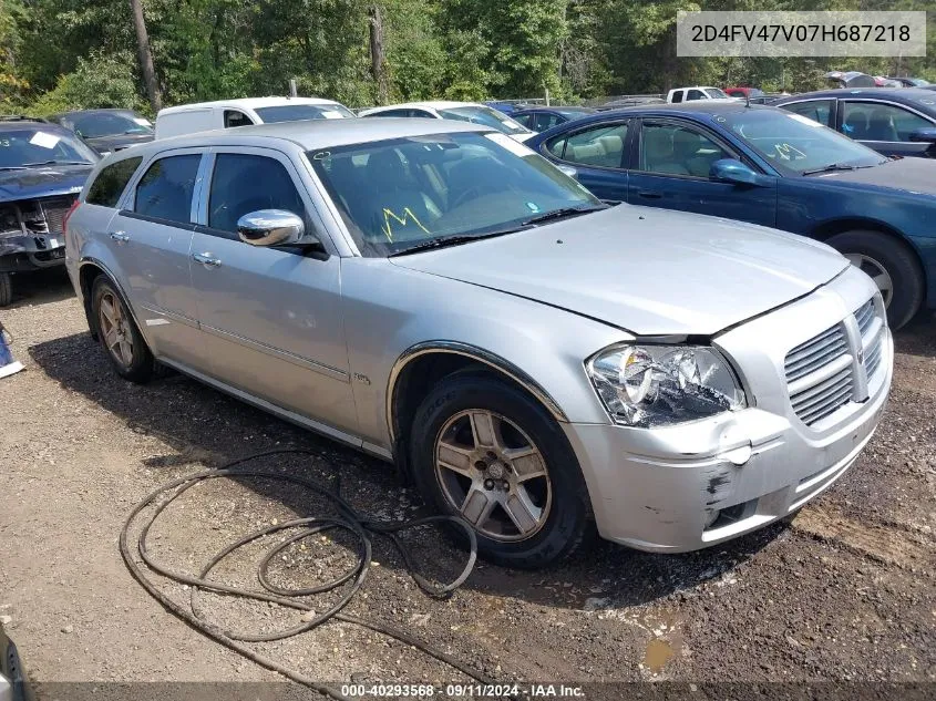 2D4FV47V07H687218 2007 Dodge Magnum