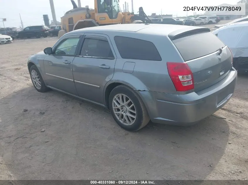 2D4FV47V97H778049 2007 Dodge Magnum Sxt