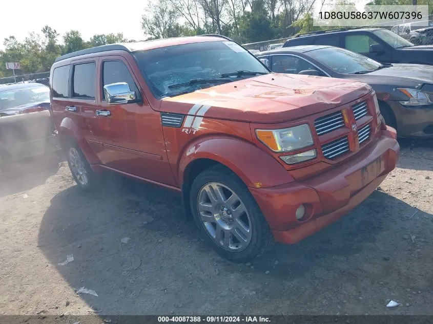 2007 Dodge Nitro R/T VIN: 1D8GU58637W607396 Lot: 40087388