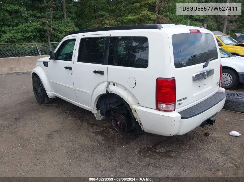 1D8GU58677W627411 2007 Dodge Nitro Slt/Rt