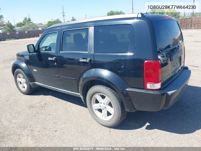 1D8GU28K77W664230 2007 Dodge Nitro Sxt