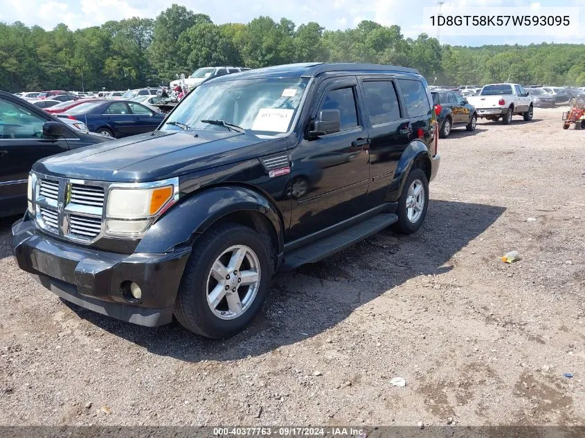 2007 Dodge Nitro Slt/Rt VIN: 1D8GT58K57W593095 Lot: 40377763