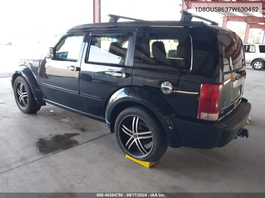 2007 Dodge Nitro Slt/Rt VIN: 1D8GU58637W630452 Lot: 40384758