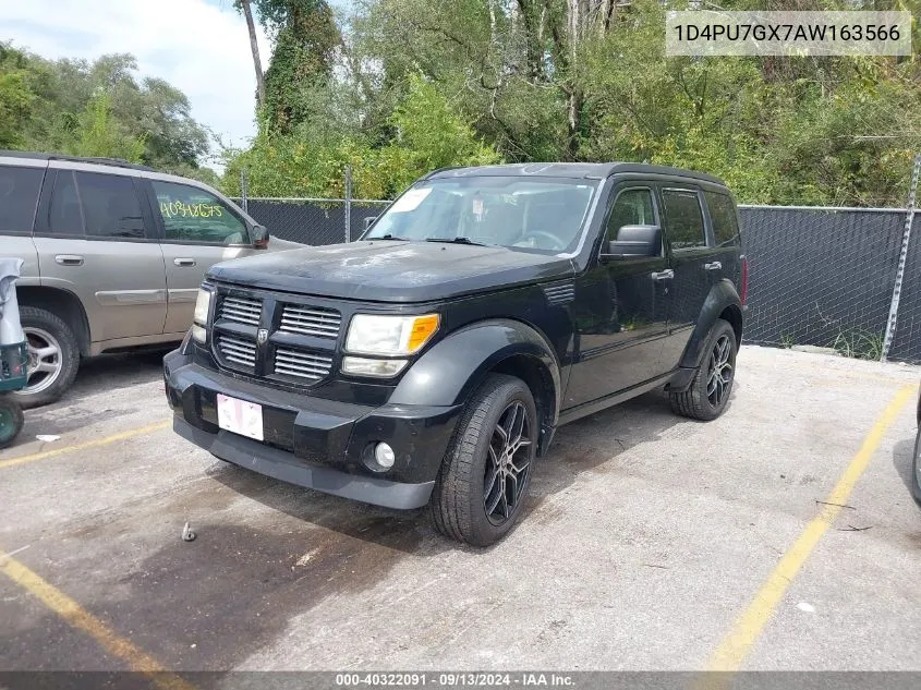 2010 Dodge Nitro Shock VIN: 1D4PU7GX7AW163566 Lot: 40322091