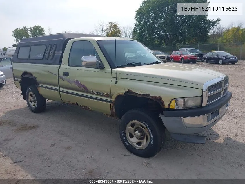 1996 Dodge Ram 1500 VIN: 1B7HF16Z1TJ115623 Lot: 40349007