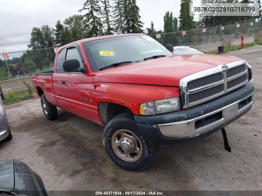 2001 Dodge Ram 2500 St VIN: 3B7KC23Z81G718799 Lot: 40371934