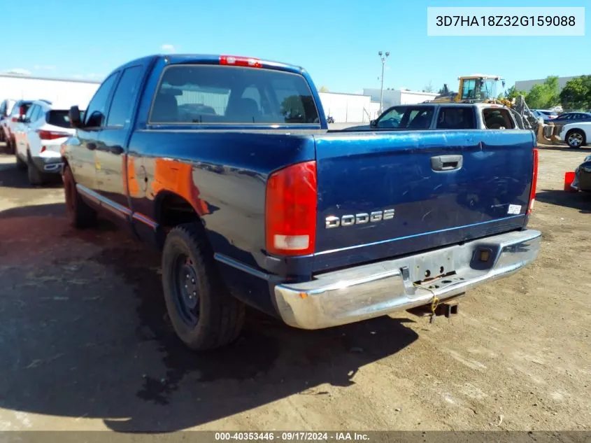 3D7HA18Z32G159088 2002 Dodge Ram 1500 St