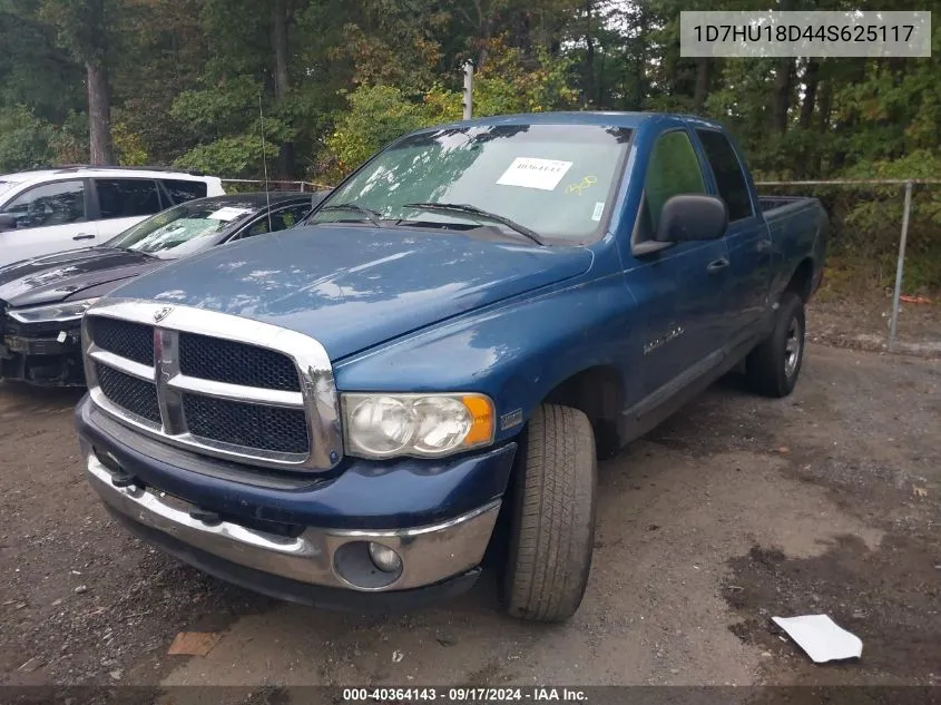 2004 Dodge Ram 1500 Slt/Laramie VIN: 1D7HU18D44S625117 Lot: 40364143