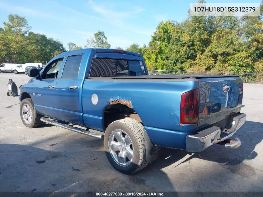 2005 Dodge Ram 1500 St/Slt VIN: 1D7HU18D15S312379 Lot: 40277680