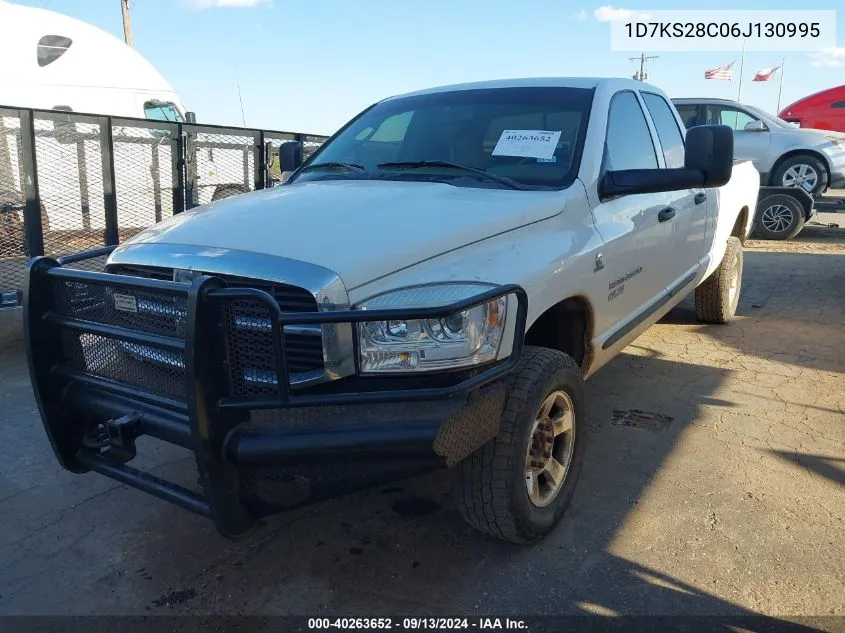 1D7KS28C06J130995 2006 Dodge Ram 2500 Slt/Sport