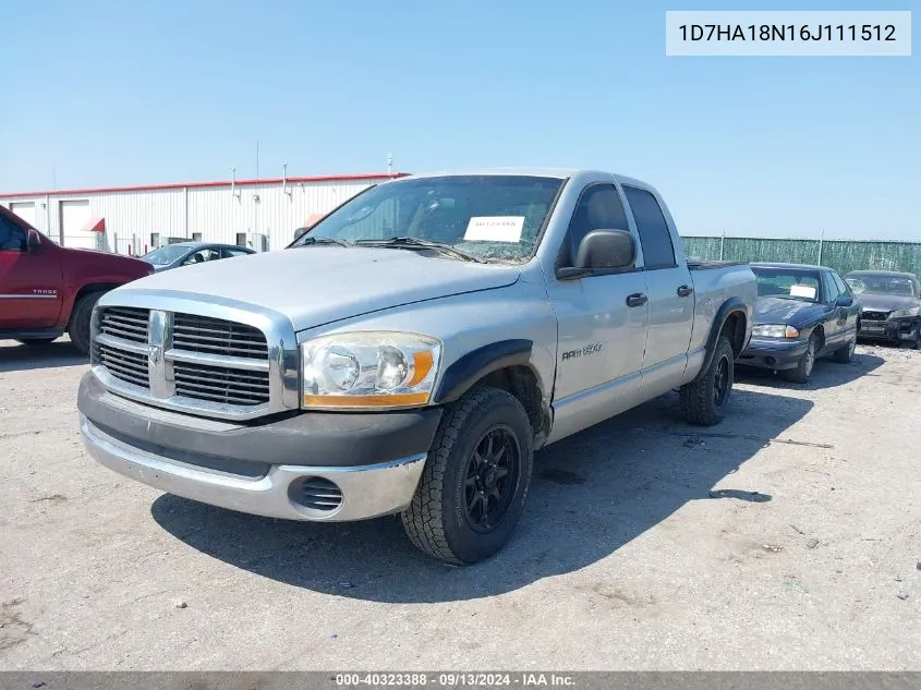 2006 Dodge Ram 1500 St VIN: 1D7HA18N16J111512 Lot: 40323388