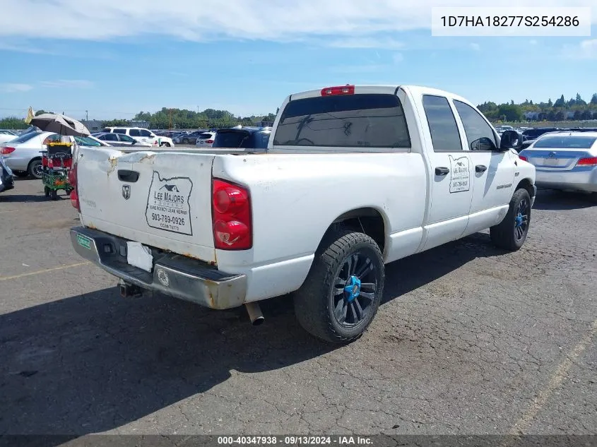 2007 Dodge Ram 1500 Slt VIN: 1D7HA18277S254286 Lot: 40347938