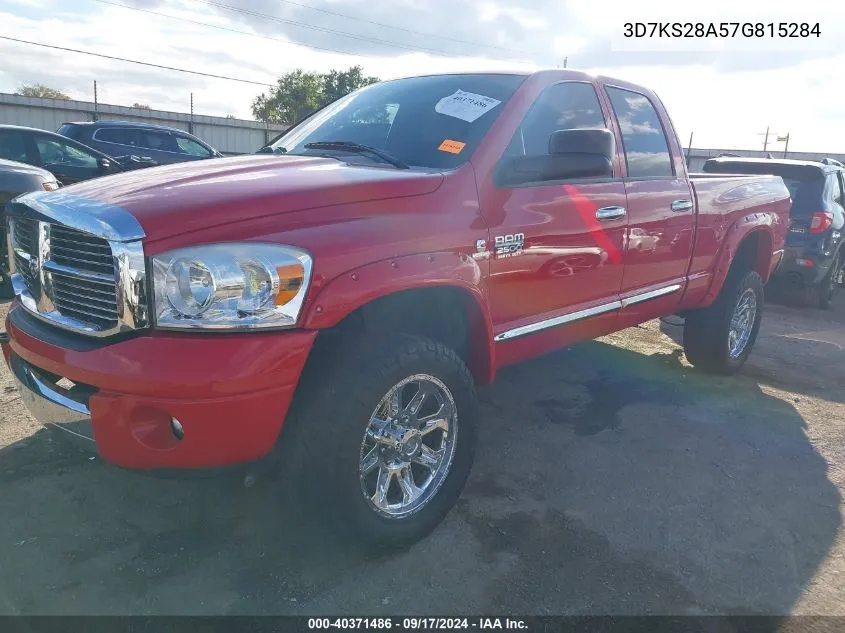 3D7KS28A57G815284 2007 Dodge Ram 2500 Laramie