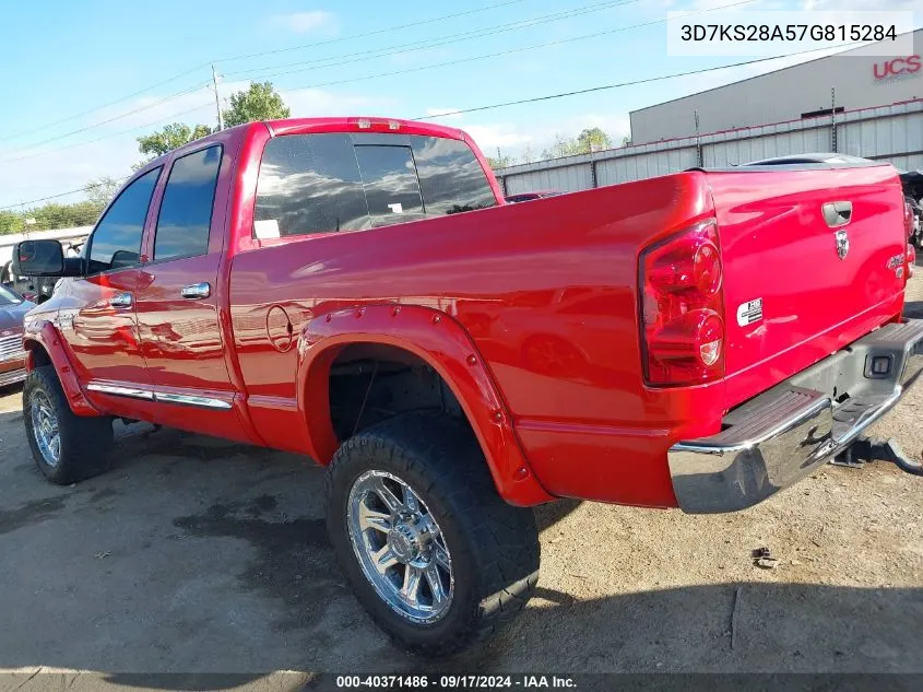 3D7KS28A57G815284 2007 Dodge Ram 2500 Laramie