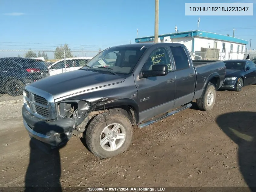 2008 Dodge Ram 1500 St/Slt VIN: 1D7HU18218J223047 Lot: 12088067