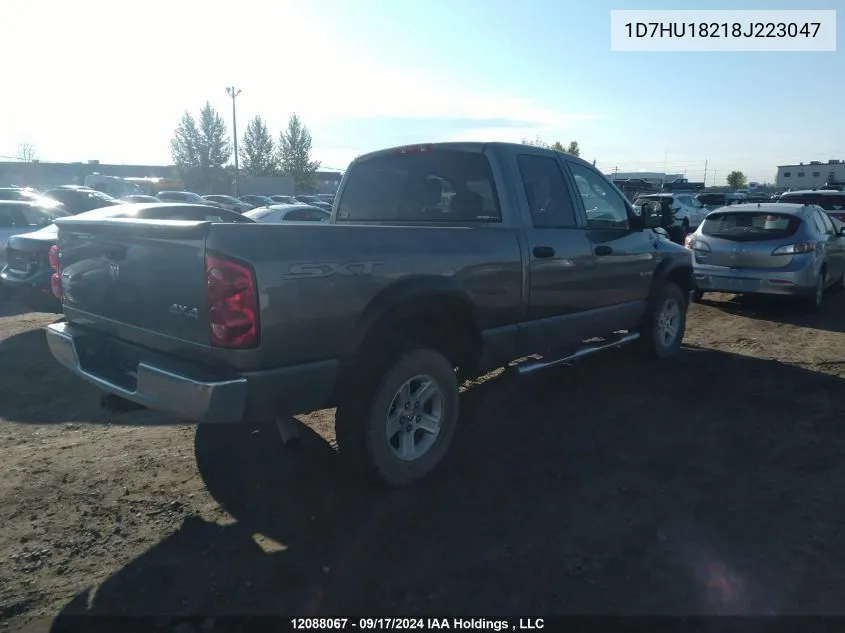 2008 Dodge Ram 1500 St/Slt VIN: 1D7HU18218J223047 Lot: 12088067