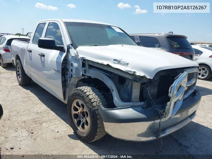 2010 Dodge Ram 1500 St VIN: 1D7RB1GP2AS126267 Lot: 40352810