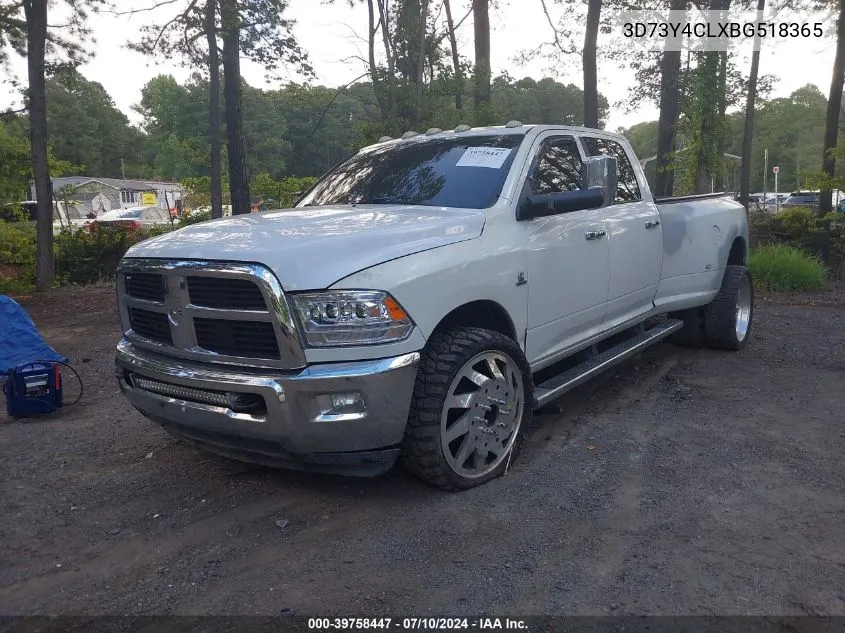 2011 Ram Ram 3500 Laramie VIN: 3D73Y4CLXBG518365 Lot: 39758447