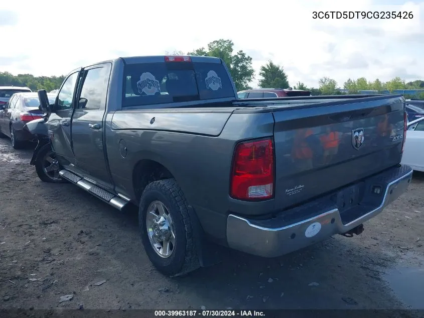 2012 Ram 2500 Slt VIN: 3C6TD5DT9CG235426 Lot: 39963187