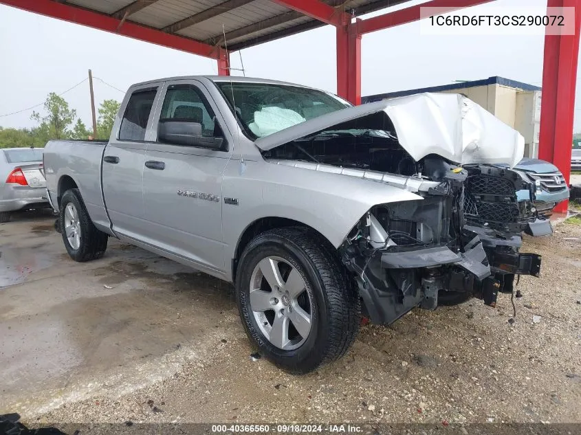 2012 Dodge Ram 1500 St VIN: 1C6RD6FT3CS290072 Lot: 40366560