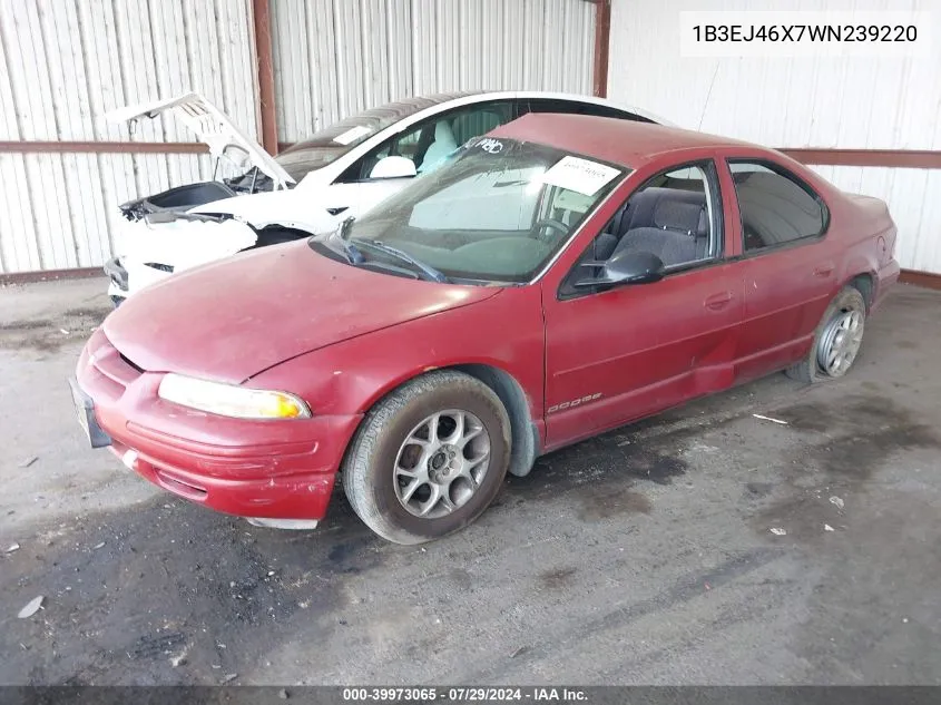 1998 Dodge Stratus VIN: 1B3EJ46X7WN239220 Lot: 39973065