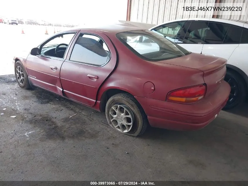 1998 Dodge Stratus VIN: 1B3EJ46X7WN239220 Lot: 39973065