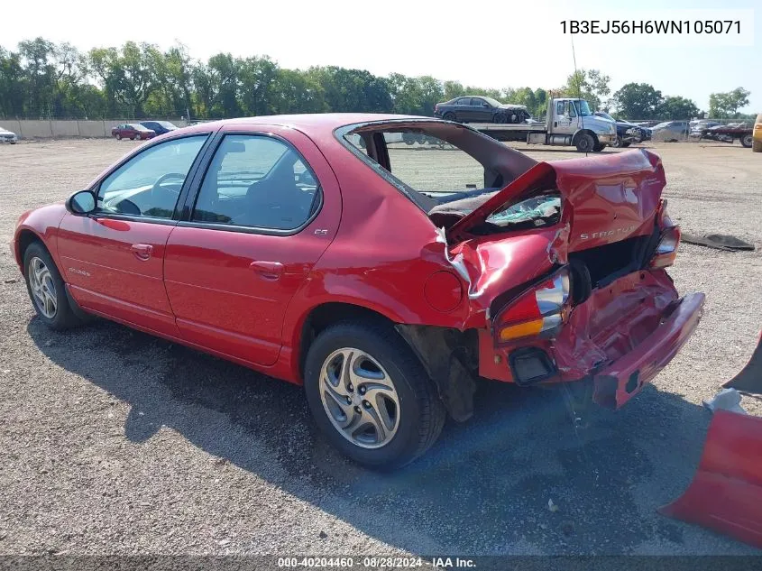 1998 Dodge Stratus Es VIN: 1B3EJ56H6WN105071 Lot: 40204460