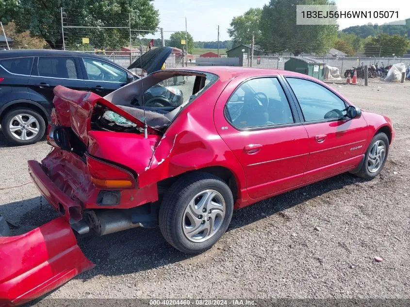 1B3EJ56H6WN105071 1998 Dodge Stratus Es