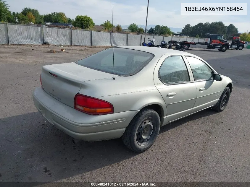 2000 Dodge Stratus Se VIN: 1B3EJ46X6YN158454 Lot: 40241012