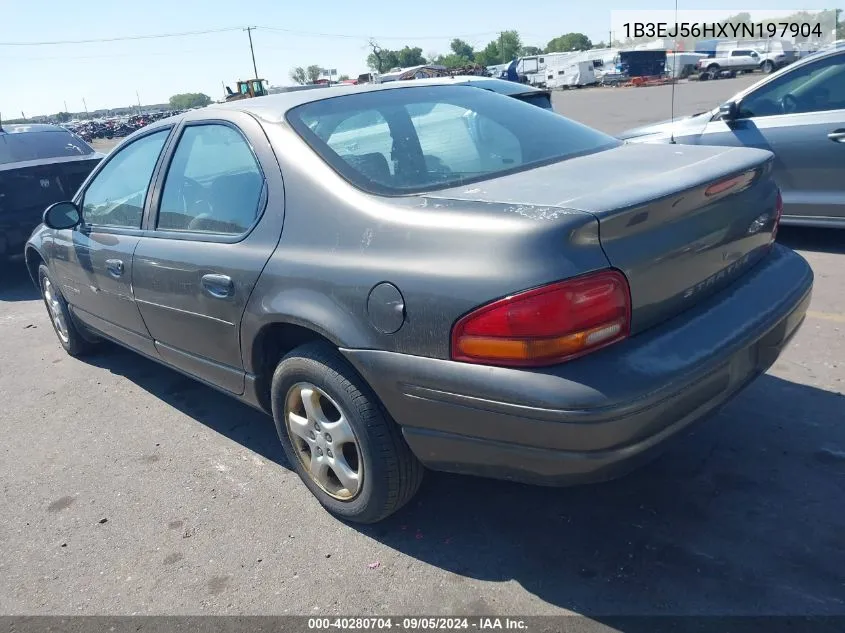 2000 Dodge Stratus Es VIN: 1B3EJ56HXYN197904 Lot: 40280704