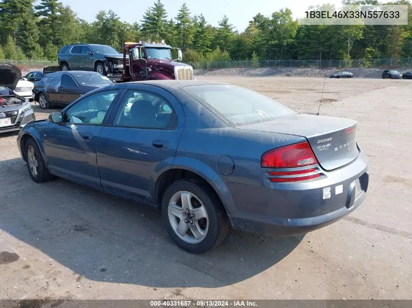 2003 Dodge Stratus Sxt VIN: 1B3EL46X33N557633 Lot: 40331657