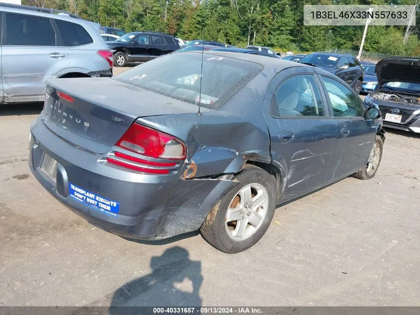 2003 Dodge Stratus Sxt VIN: 1B3EL46X33N557633 Lot: 40331657