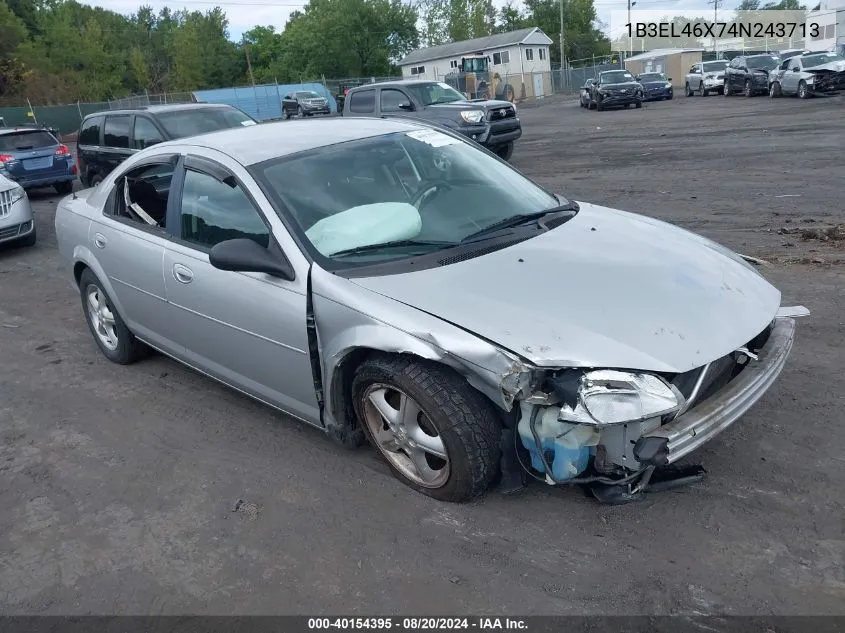 2004 Dodge Stratus Sxt VIN: 1B3EL46X74N243713 Lot: 40154395