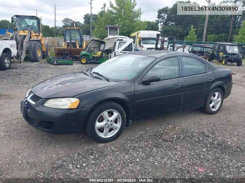 2004 Dodge Stratus Se VIN: 1B3EL36TX4N309890 Lot: 40218391