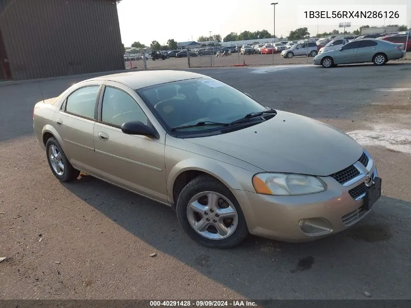 1B3EL56RX4N286126 2004 Dodge Stratus Es