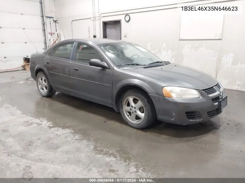 2005 Dodge Stratus Sdn Sxt VIN: 1B3EL46X35N646623 Lot: 39856084