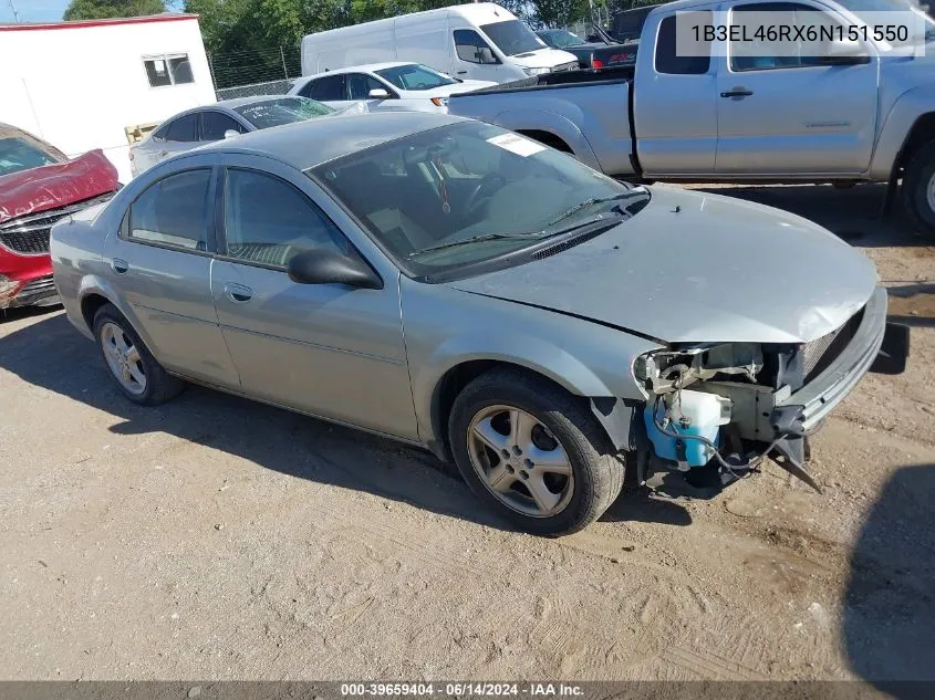 1B3EL46RX6N151550 2006 Dodge Stratus Sxt